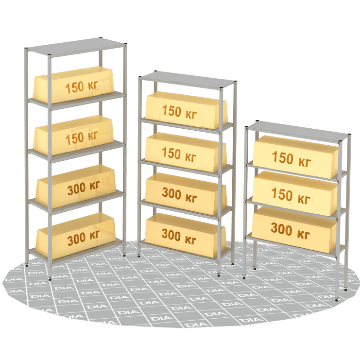 Стеллаж с грузовой балкой (усиленный)