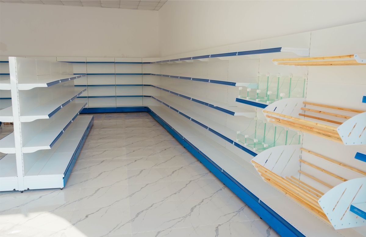 торговые металлические стеллажи