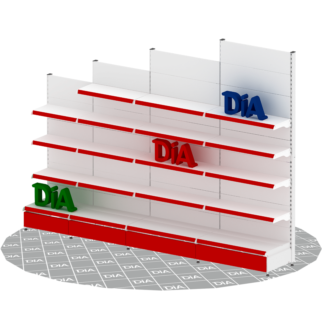 Пристенный стеллаж