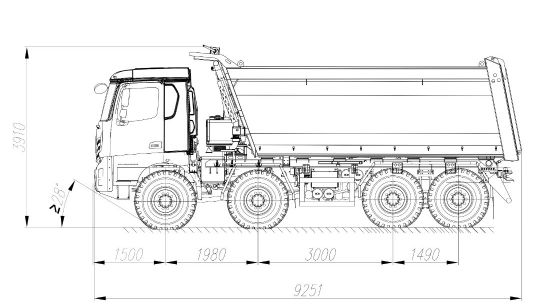 Самосвал 8х8