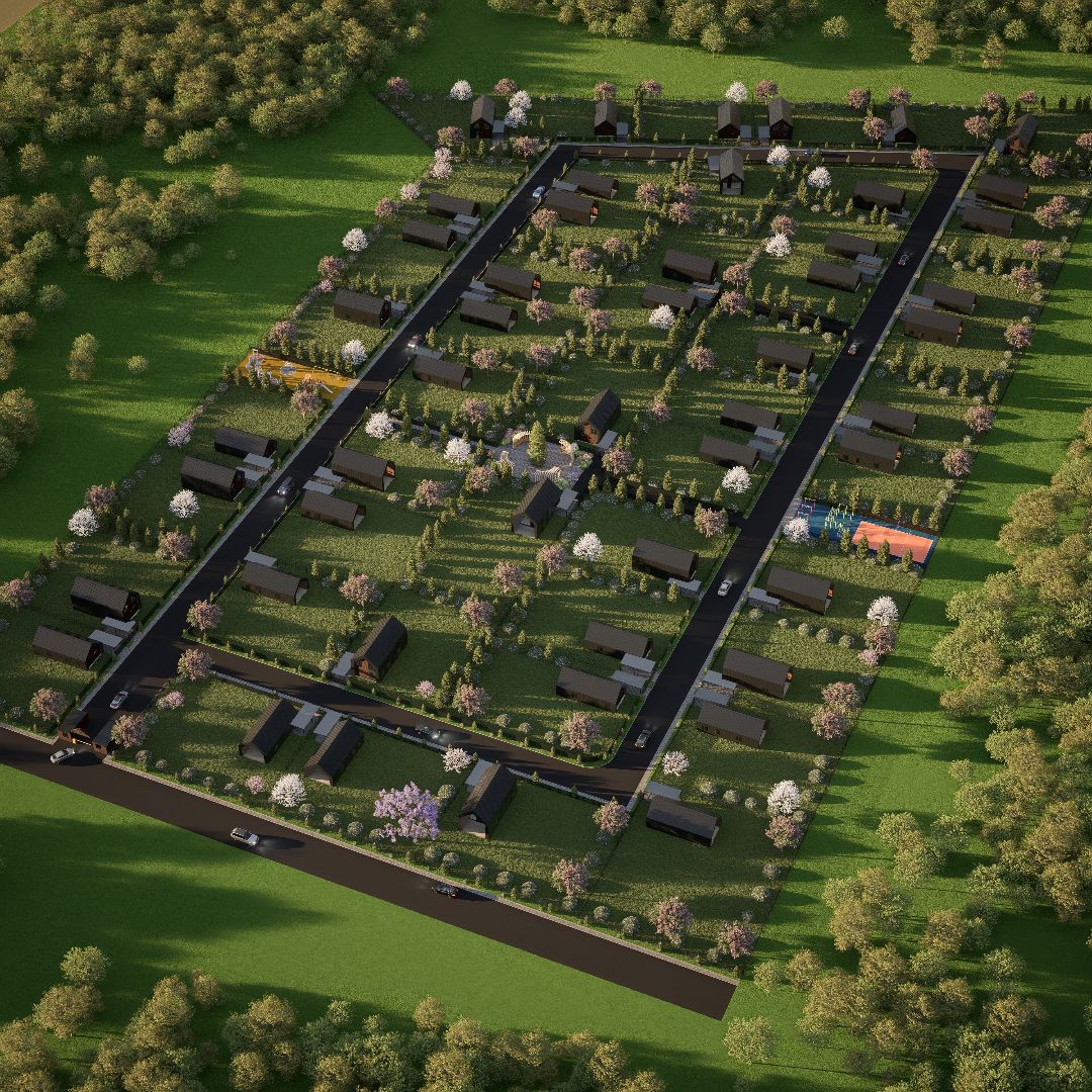 Общий план коттеджного поселка Лесополье