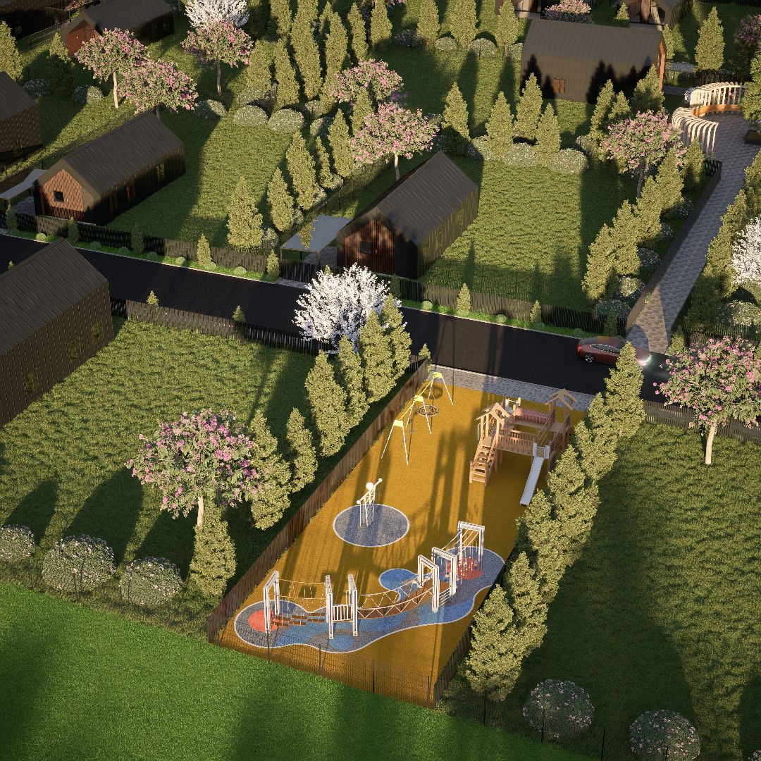 Детская площадка поселка Лесополье