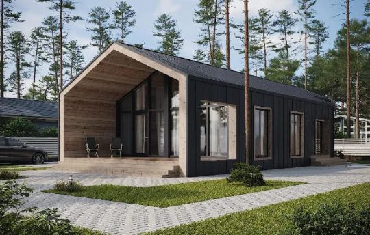 Дом Барн 2, площадь 106 м2, 1,5 этажа