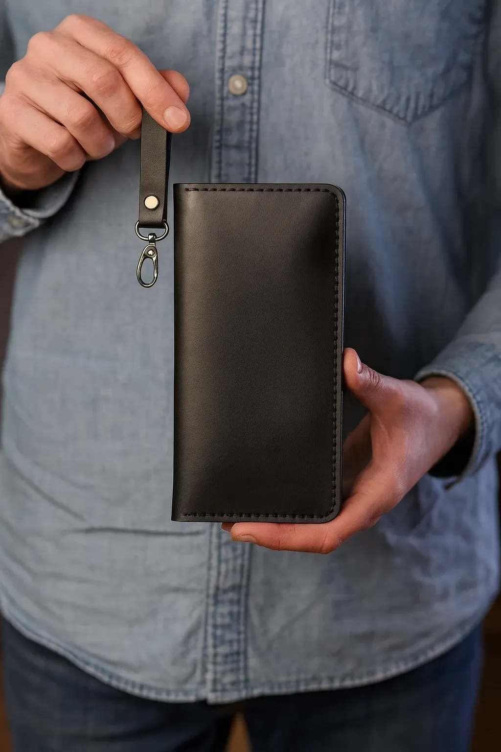 Кожаное портмоне на заказ Бендеры