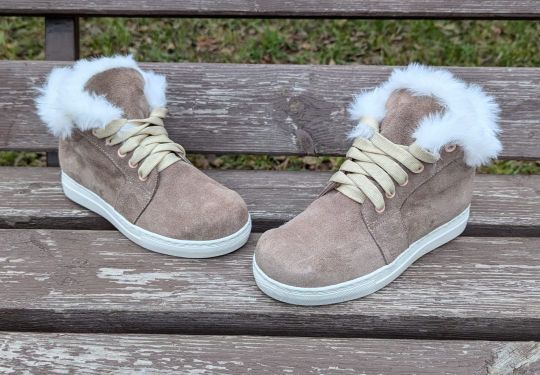 Кроссовки "Кэтти" ручной работы, зима