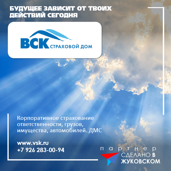 Партнер Сделано в Жуковском: Страховая компания ВСК.