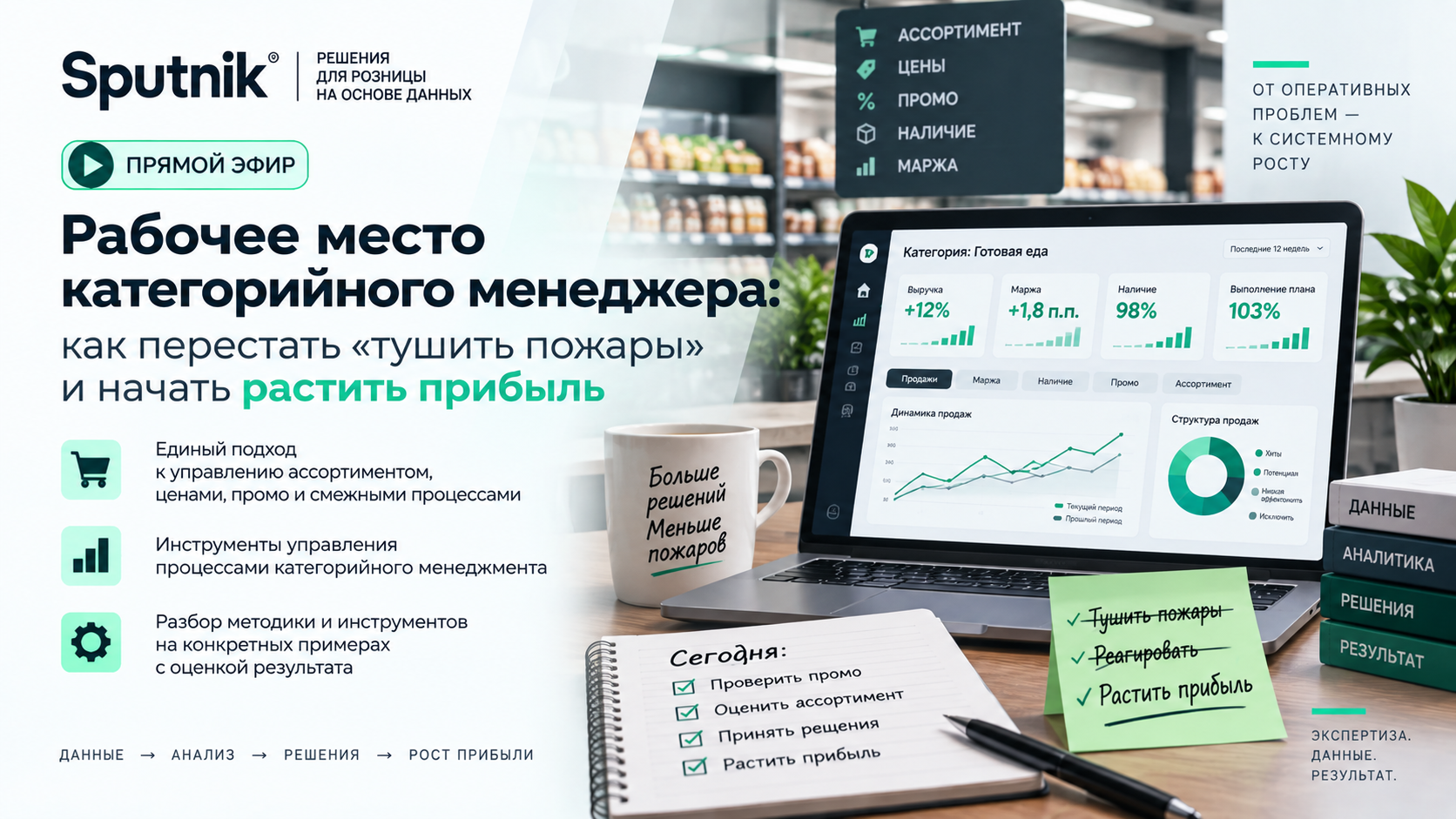 Спутник рабочее место категорийного менеджера