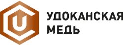 Логотип горно-металлургической компании Удоканская медь — официального партнера и клиента компании Транстехмаш.