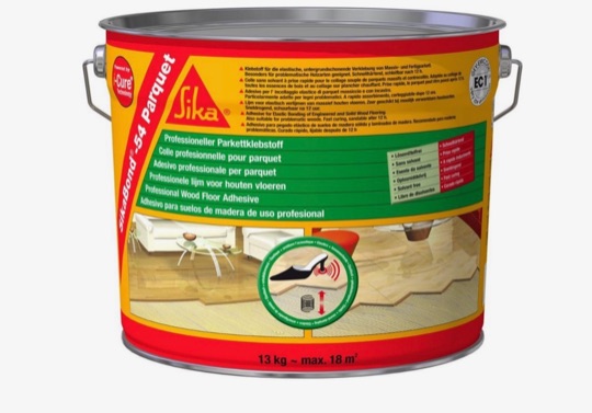 Sika 54 Однокомпонентный эластичный паркетный клей на основе полиуретана (13 кг)