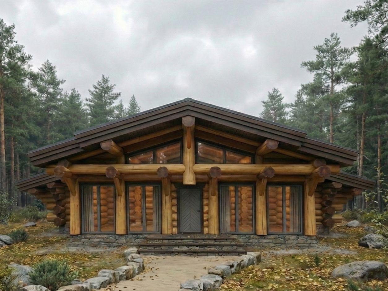 SROOB 168 Одноэтажный дом с большой террасой