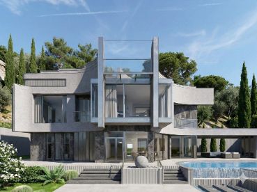 S'TOUN 266 м2 Двухэтажный дом в стиле брутализм Макс Чурин