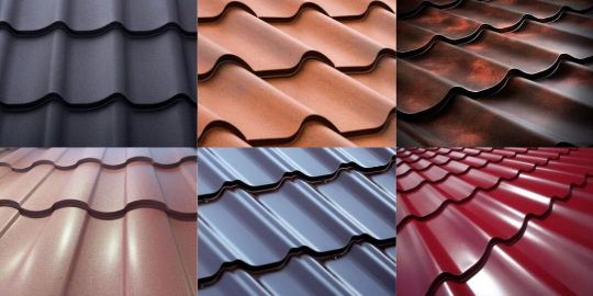 Виды металлочерепицы и профилированных листов