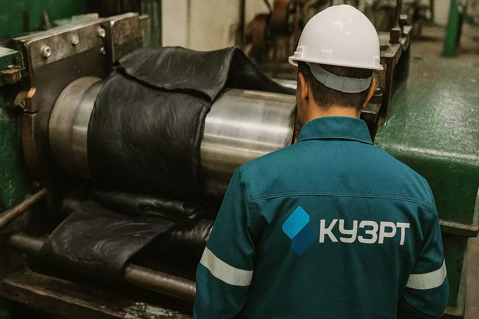 Вальцовщик за работой