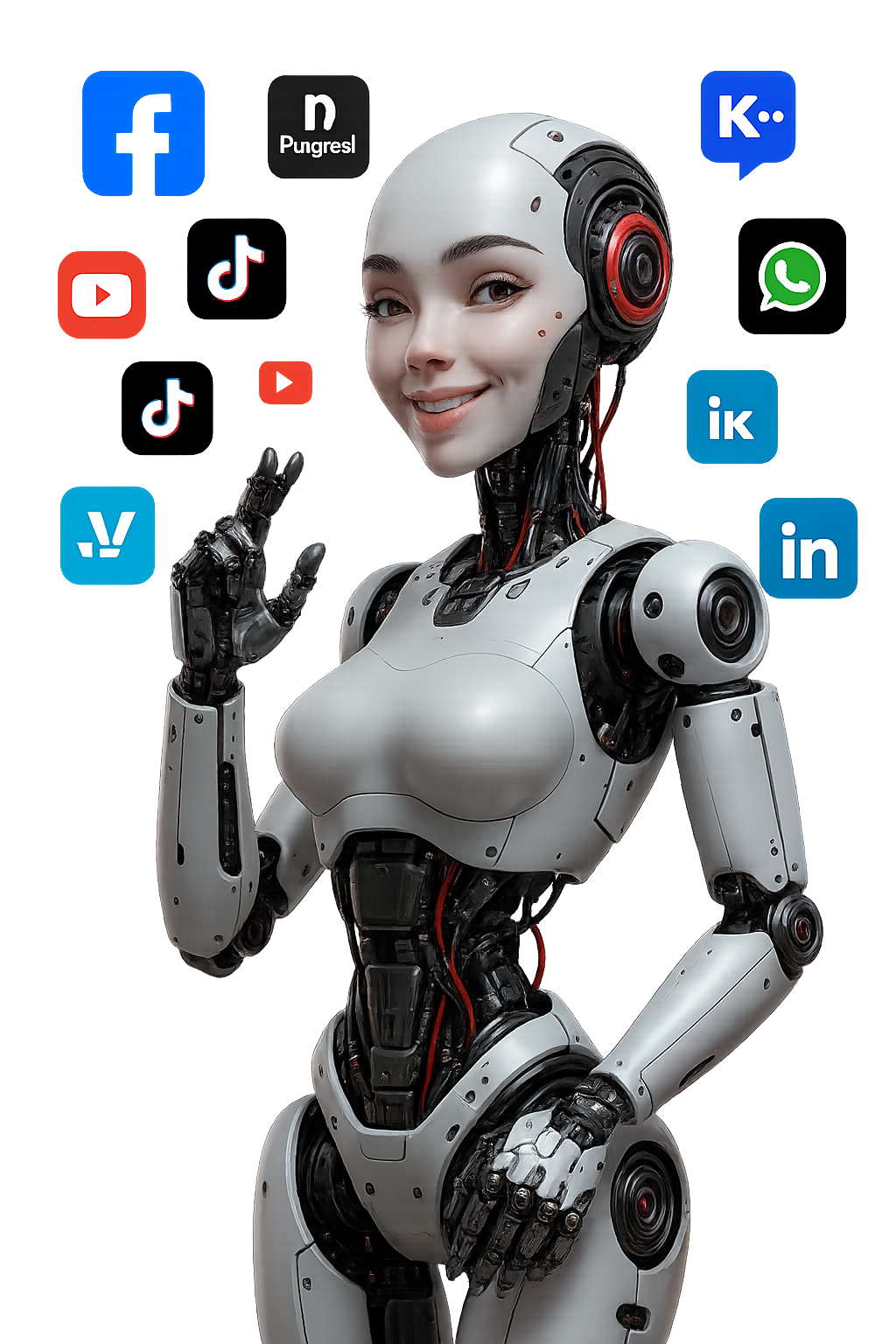 Искусственный интеллект и нейросети для автоматизированного SMM, ведения Instagram, Telegram, VK, TikTok, LinkedIn и других соцсетей