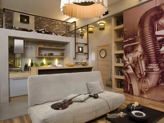 цвет для зонирования пространства