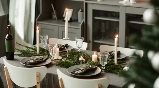 скандинавский стиль на новый год