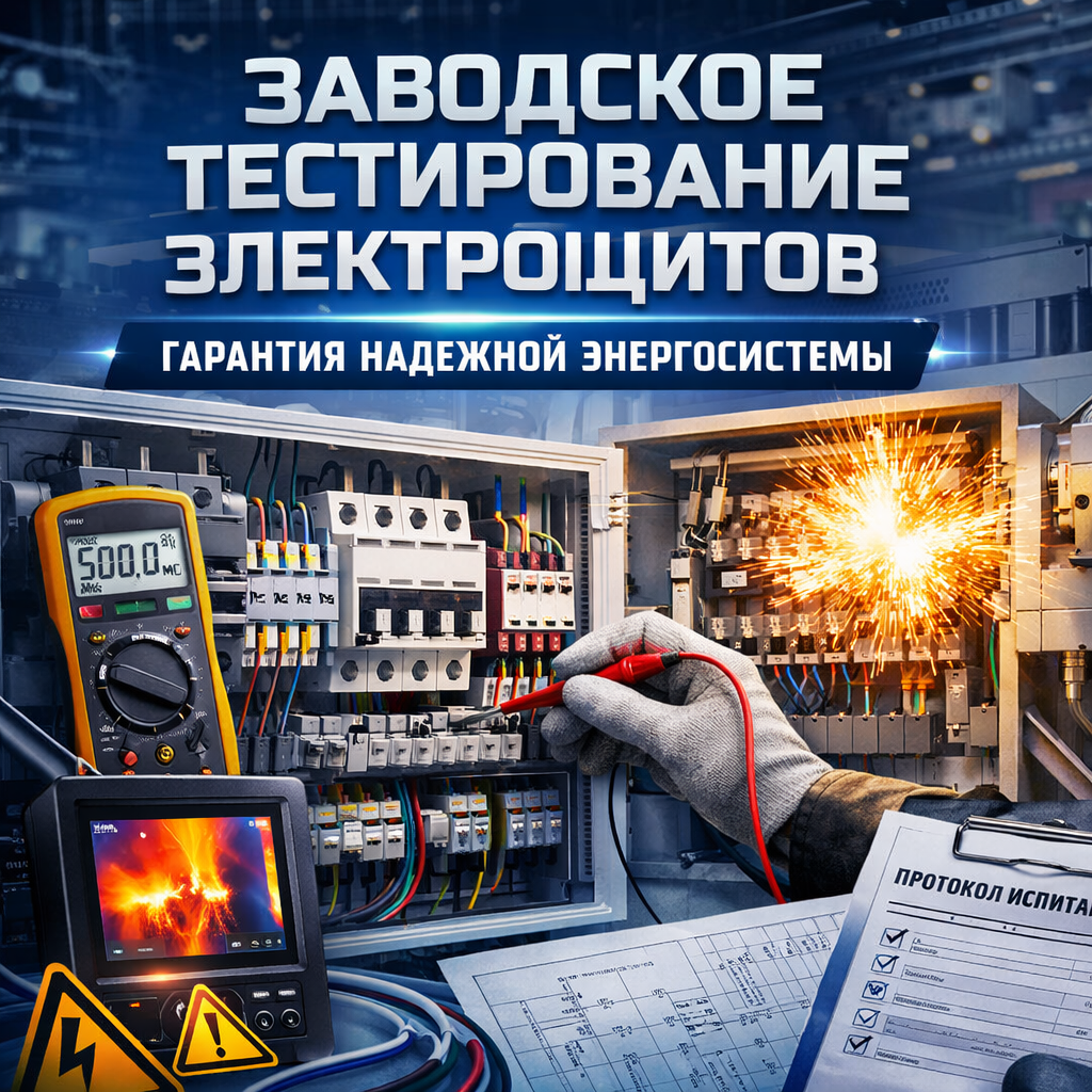 Заводское тестирование электрощитов