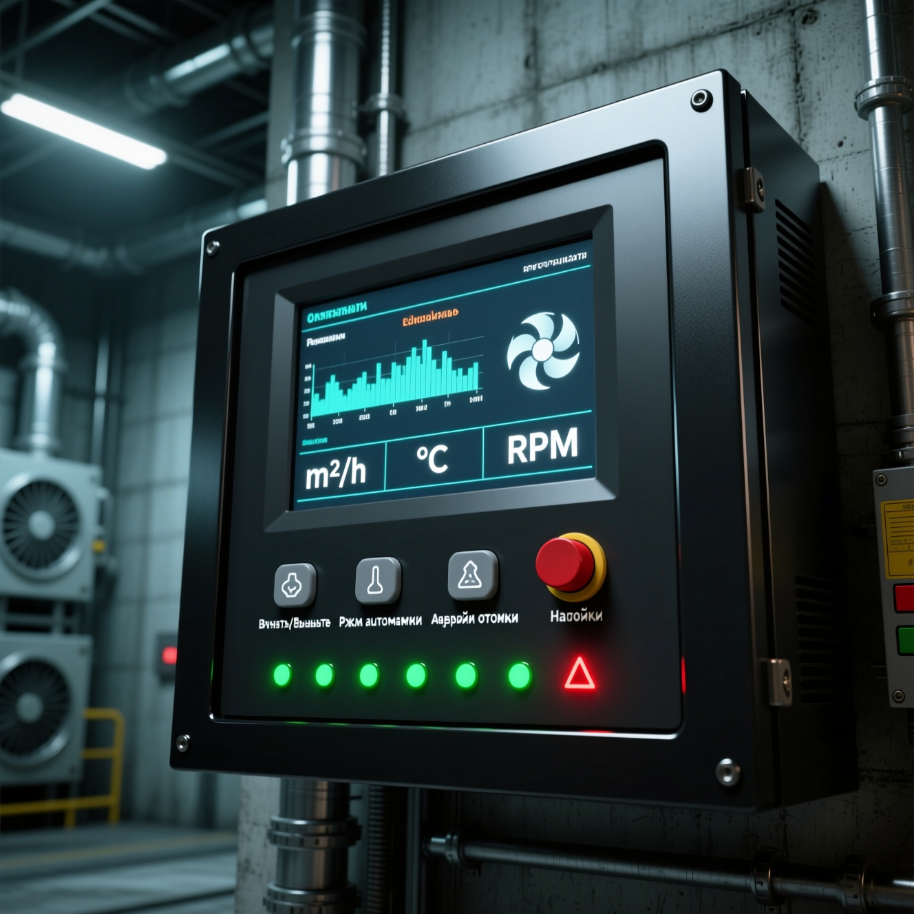 Щит управления вентиляцией ШУВ