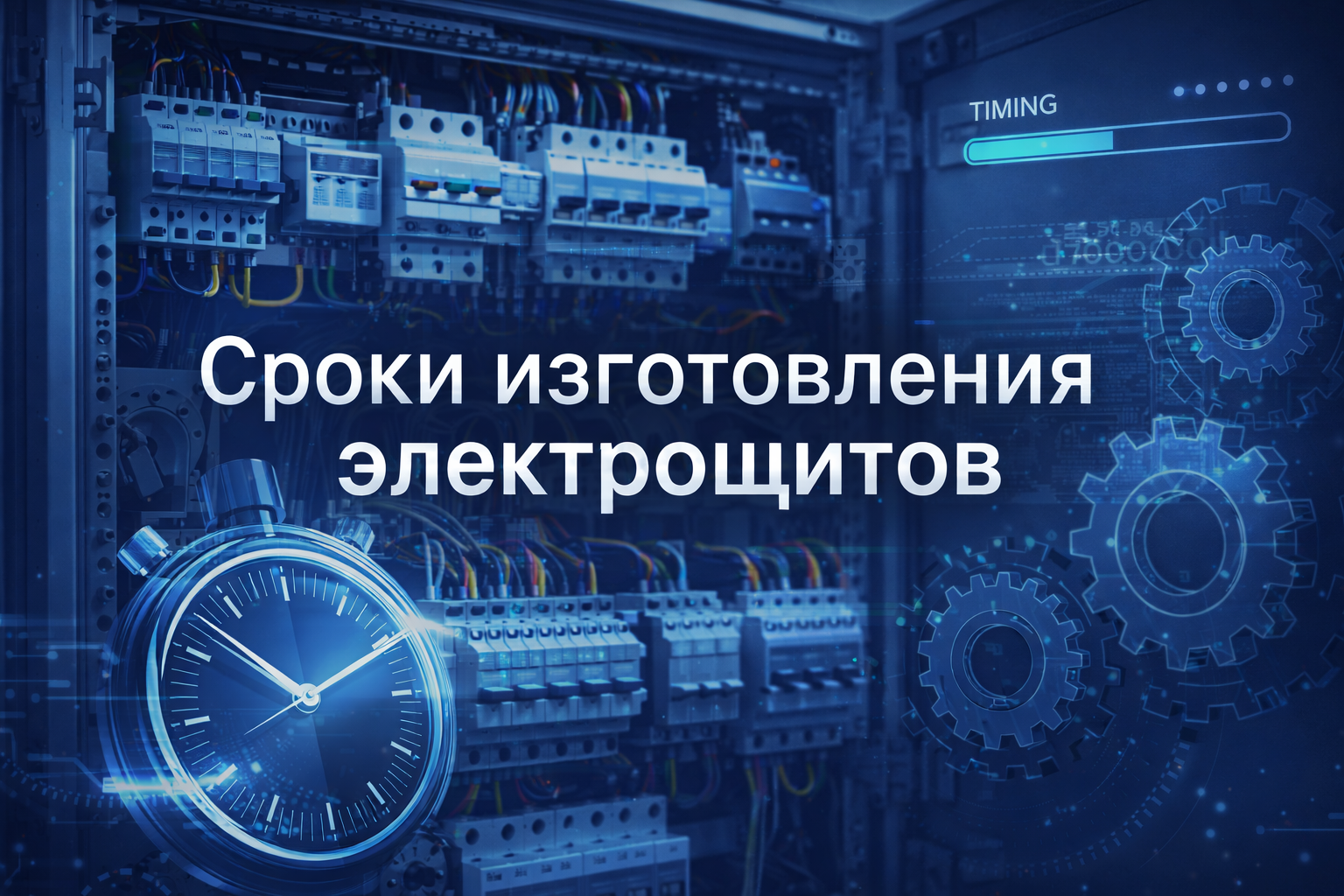Сроки изготовления электрощитов
