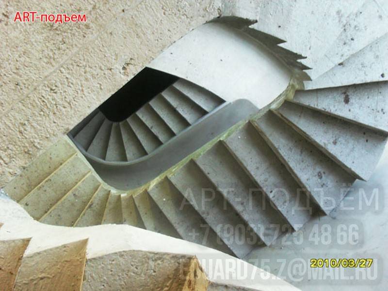 Винтовые бетонные лестницы