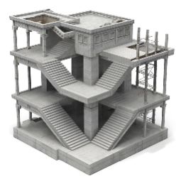 Обустройство монолитных площадок лестниц