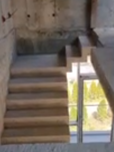 Изготовлением лестницы из бетона по типу гармошки