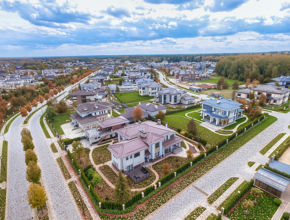 Монолитная лестница в посёлке «Madison»