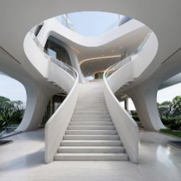 Обустройству монолитных бетонных лестниц в Москве.