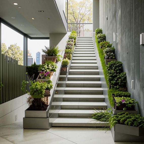 Экологичные решения для бетонных винтовых лестниц