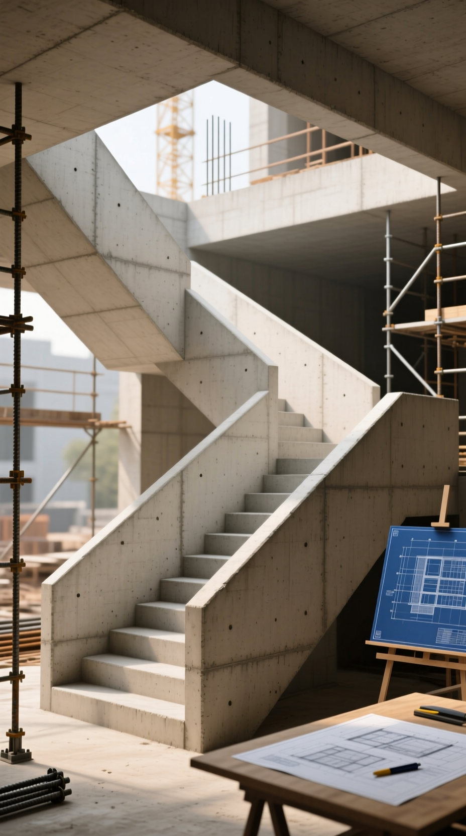 Строительства монолитной бетонной лестницы в Москве и Московской области