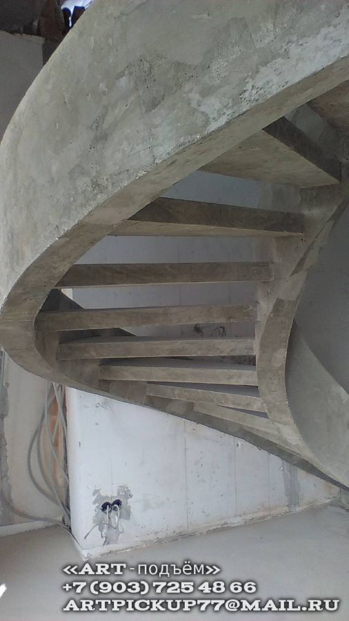 Винтовые бетонные лестницы