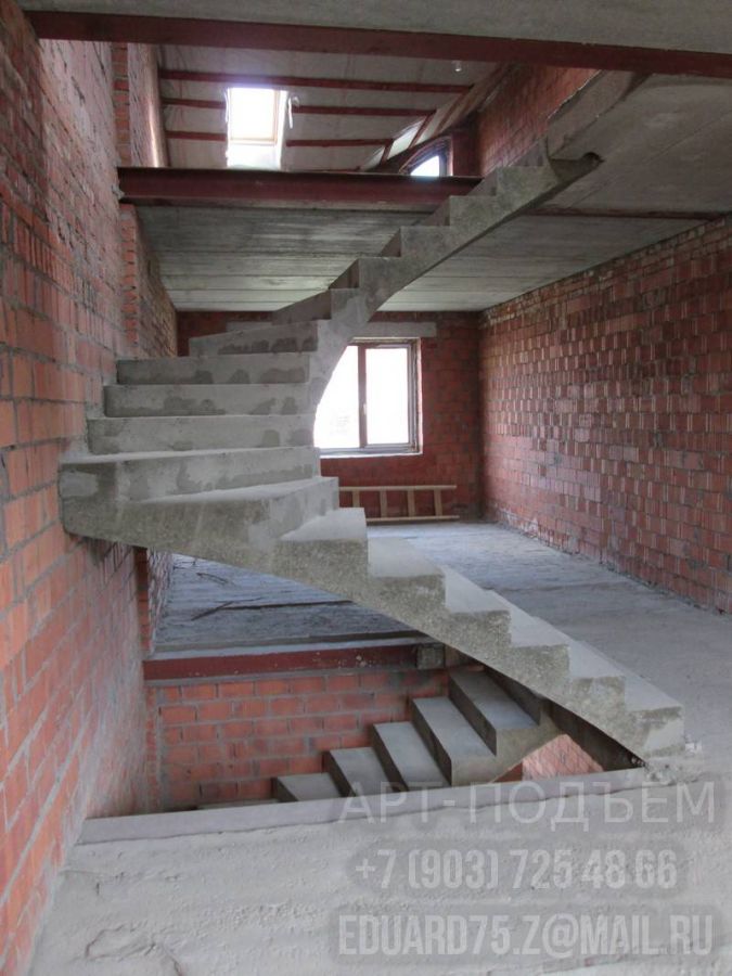 Винтовые бетонные лестницы