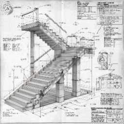 Составление сметы на изготовление и монтаж монолитной лестницы