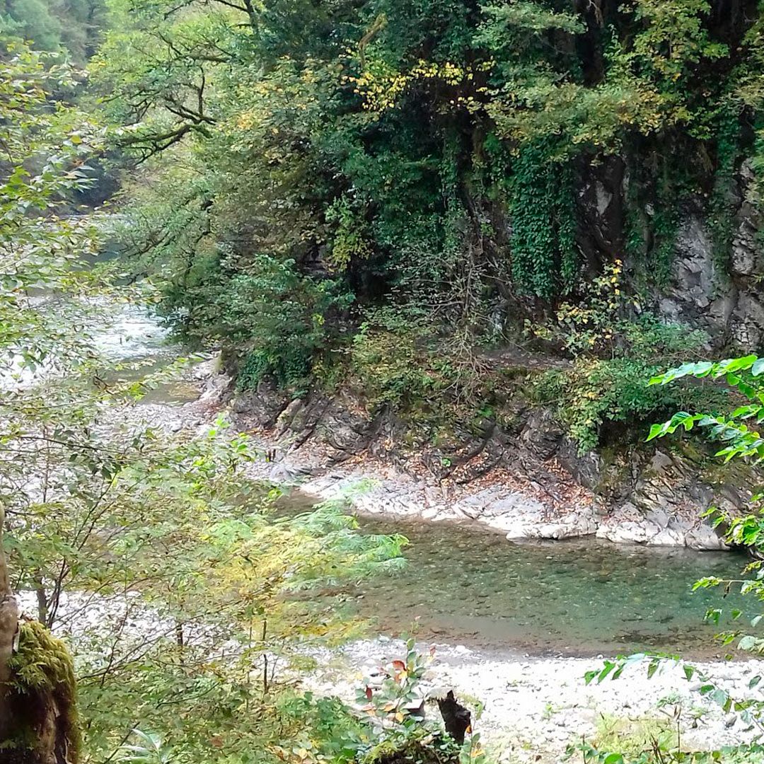 Подъём в экопоселение Ажек, р.Сочи