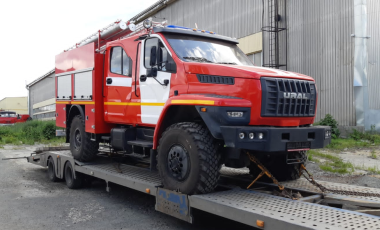 перевозка пожарной машины