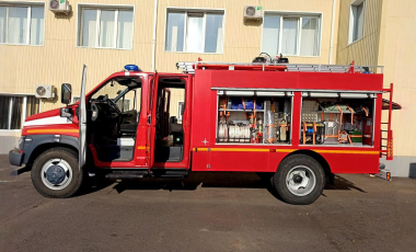 Перегон пожарной машины