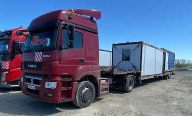 Перевозка строительных бытовок