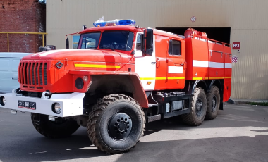 Перевозка пожарной машины