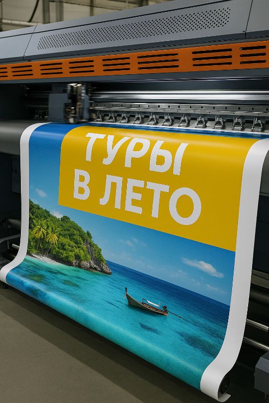Широкоформатная печать для турагентства