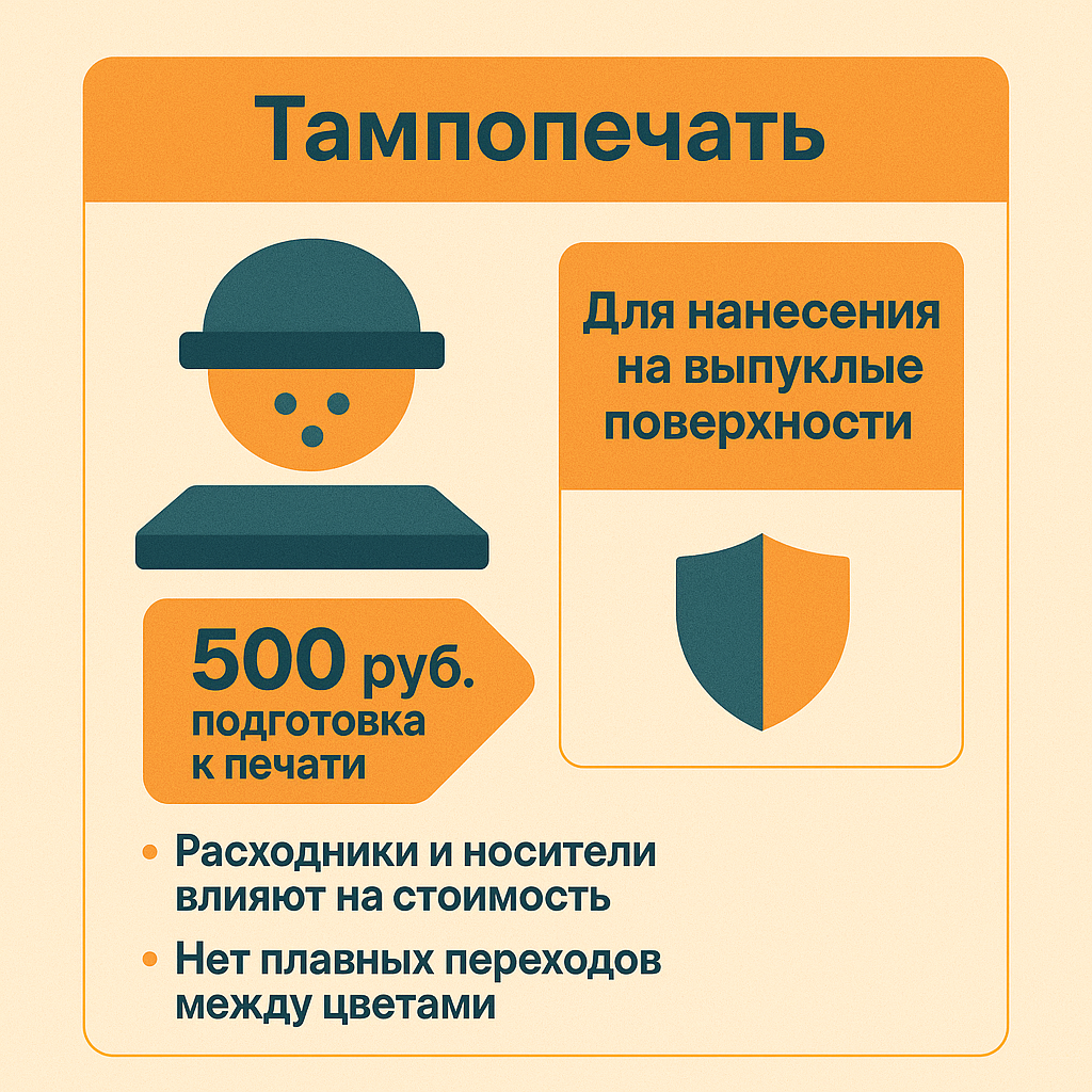 Тампопечать для сувенирной продукции