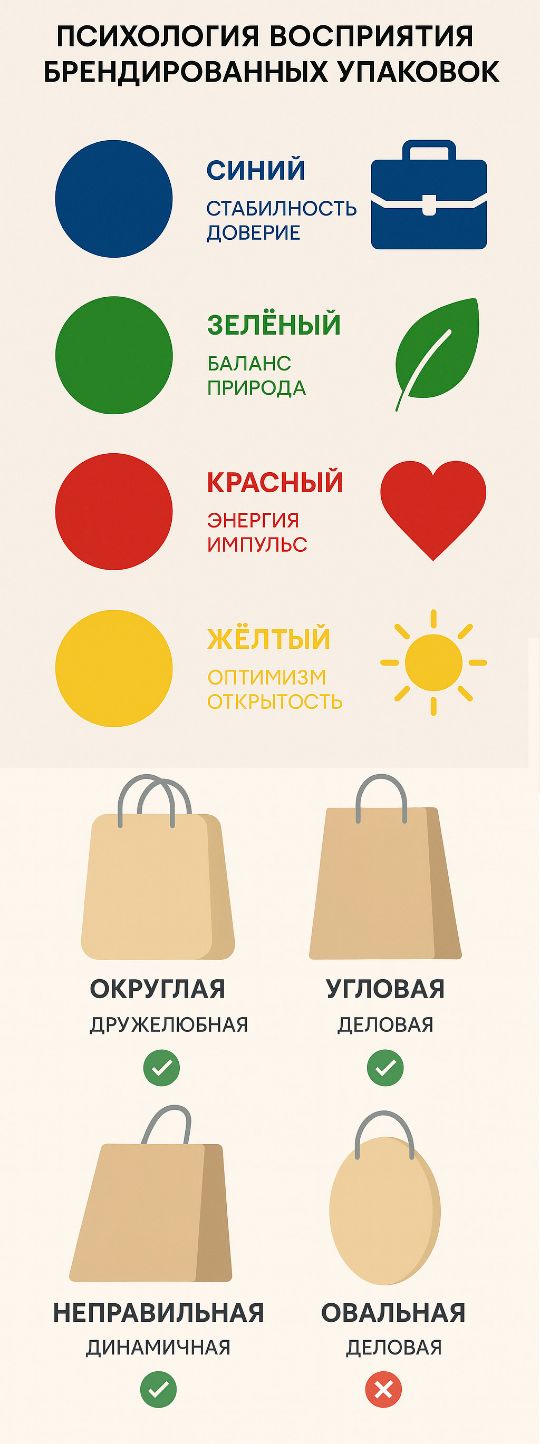 Психология формы  и цвета брендированной упаковки