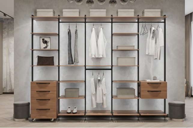 Гардеробные и стеллажные системы