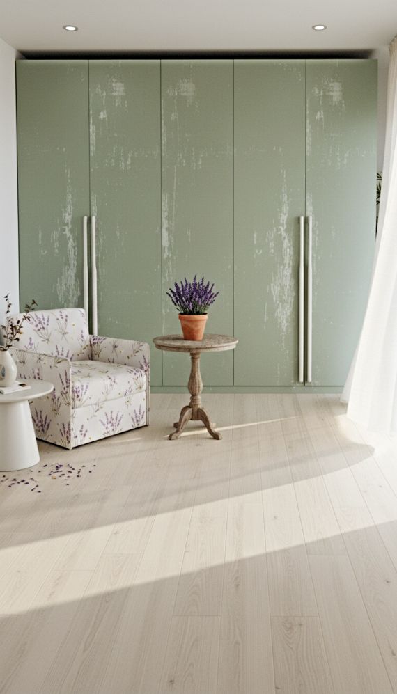 Уютная визуализация интерьера в скандинавском стиле и прованс