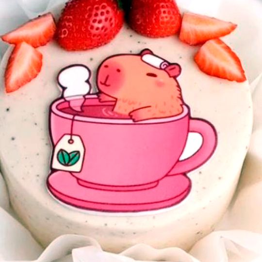 Печать на половине сахарного листа