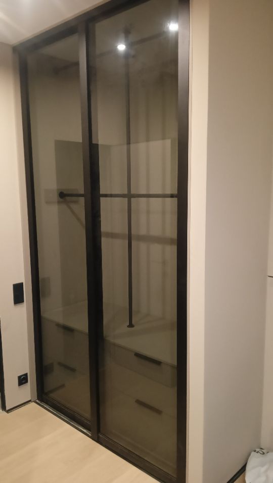 стеклянные двери купе