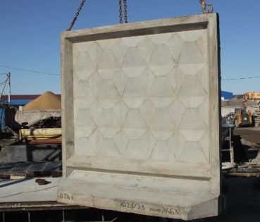 железобетонный самостоящий забор 2.5 на 2.5 м