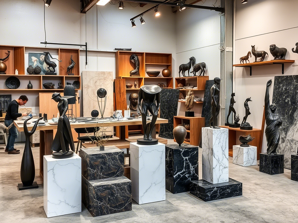 скульптуры