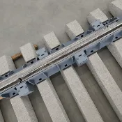 Подвижные и глухие стрелки R-14