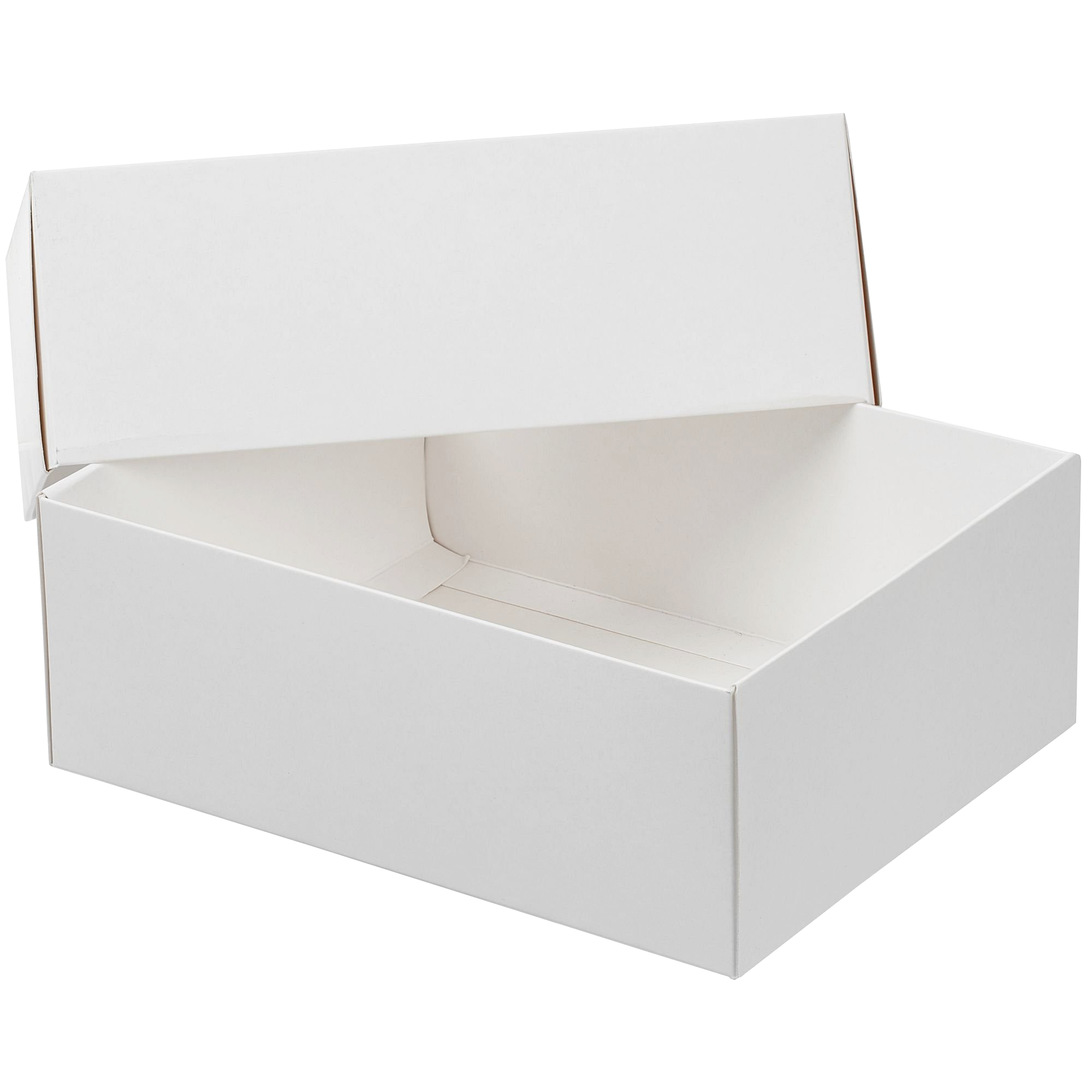 Коробка крышка дно белая