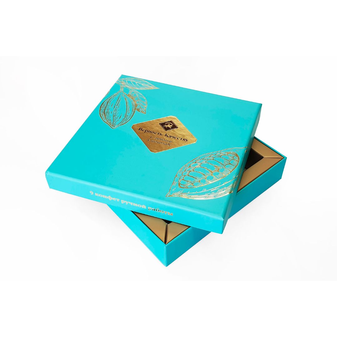 Коробка крышка-дно подарочная